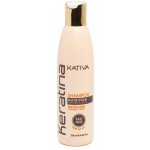 Укрепляющий шампунь с кератином для всех типов волос 250 мл, KERATINA, Kativa